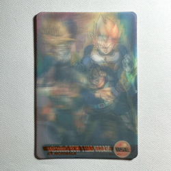 S1808 Son Goku 3D 253 Japanese Dragon Ball x Morinaga Clear Wafer Card - Image 3