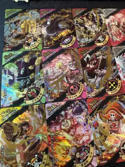One Piece Set of 18 Collectible Character Anime SSR SR Cards CCG Luffy Sanji - Image 2