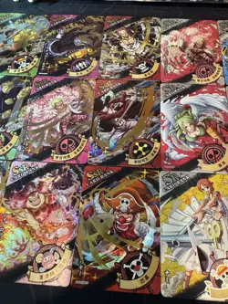One Piece Set of 18 Collectible Character Anime SSR SR Cards CCG Luffy Sanji - Image 3