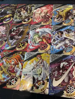 One Piece Set of 18 Collectible Character Anime SSR SR Cards CCG Luffy Sanji - Image 4