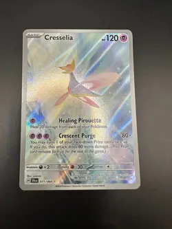 Pokemon TCG Cresselia Card Shrouded Fable 071/064 Illustration Rare - Image 1