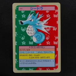 Pokemon Card Seadra 117 Topsun Nintendo 1995 Japanese Blue Back F6170 - Image 2