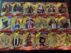 One Piece Set of 18 Collectible Character Anime SSR Cards CCG Luffy Nami - Image 1