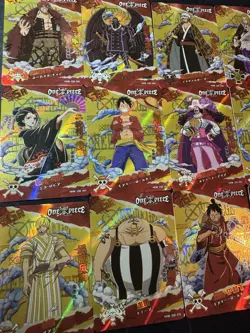 One Piece Set of 18 Collectible Character Anime SSR Cards CCG Luffy Nami - Image 2