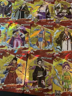 One Piece Set of 18 Collectible Character Anime SSR Cards CCG Luffy Nami - Image 4
