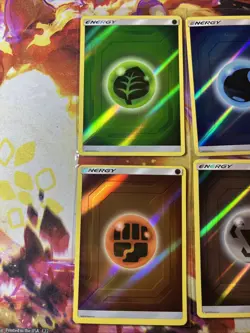 Fairy,steel,water,grass,electric +Energy Reverse Holo | Hidden Fates 6 Card Lot - Image 2