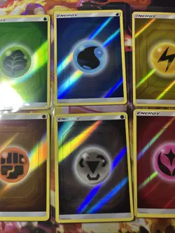 Fairy,steel,water,grass,electric +Energy Reverse Holo | Hidden Fates 6 Card Lot - Image 3
