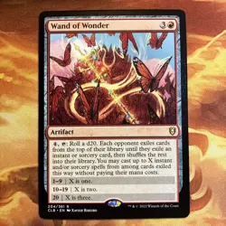 MTG Wand of Wonder Commander Legends: Battle for Baldur's Gate Near-Mint Rare! - Image 1