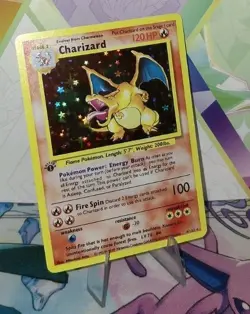 Pokemon TCG Charizard 1st Edition Misprint Collectible Please Read Description - Image 5