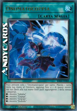 ONOMATOCOPPIA 1x (Onomatopaira) • Ultra R • RA04 IT089 • 1Ed • Yugioh ANDYCARDS - Image 1