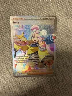 Iono 269/193 Sv02: Paldea Evolved Pokemon SIR Holo Card English NM - Image 3