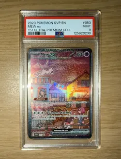 Pokemon TCG Mew EX Black Star Promo Card SVP053 PSA 9 - Image 1