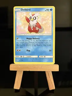 Delibird 57/214 Sm-Lost Thunder Regular Uncommon NM Pokemon TCG Card - Image 1