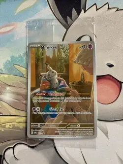 Mimikyu 075 Sv: Scarlet & Violet Promo Cards Full Art Holo [SEALED] - Image 1