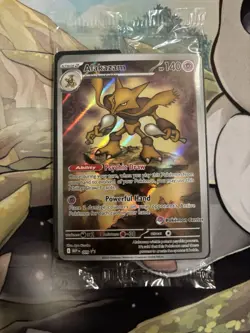Mega Evolution Pokemon Center Alakzam Promo Card 009 Sealed - Image 1