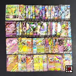 Bulk Lot of 100 V ex VMAX VSTAR NM-LP No duplicates Japanese Pokemon Card R452 - Image 1