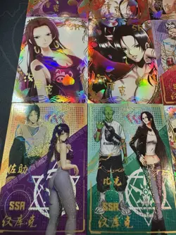 One Piece Set of 9 Collectible Character Anime SSR Cards CCG Boa Hancock K10 - Image 5