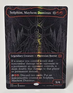 Solphim, Mayhem Dominus (Oil Slick Raised Foil) -Foil Excellent MTG - Image 1