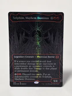 Solphim, Mayhem Dominus (Oil Slick Raised Foil) -Foil Excellent MTG - Image 2