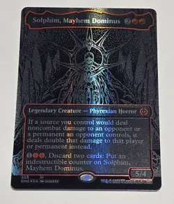 Solphim, Mayhem Dominus (Oil Slick Raised Foil) -Foil Excellent MTG - Image 5