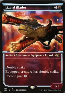 Lizard Blades (Showcase) Kamigawa: Neon Dynasty Regular - Image 1