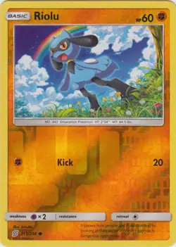 POKEMON CARD REVERSE HOLO RIOLU 115/236 NO 447 EMANATION POKEMON TCG CCG - Image 1