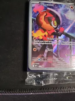 Pokemon Phantasmal Flames Charcadet 022 Pokemon Center Stamped Promo Sealed - Image 3