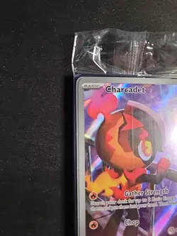 Pokemon Phantasmal Flames Charcadet 022 Pokemon Center Stamped Promo Sealed - Image 4