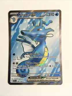 Pokemon Kingdra EX 080/064 Full Art Ultra Rare Shrouded Fable Near Mint - Image 1