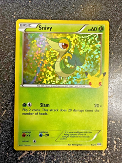 Snivy 5/25 25th Anniversary Celebrations McDonalds Promo Holo Pokemon 2021 NM - Image 1