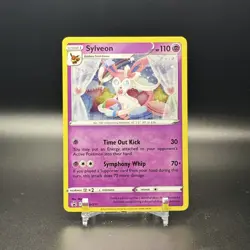 POKEMON SWORD & SHIELD PROMOS #SWSH211 SYLVEON COSMOS HOLO BLACK STAR PROMO - NM - Image 1