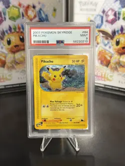 Pikachu 2003 Pokemon Skyridge #84/144 Non Holo PSA 9 - Image 1