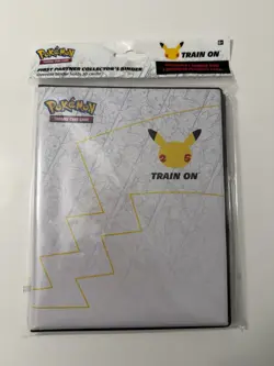 Pokemon 25th Anniversary Oversized Binder Pikachu Promo First Partner Brand New - Image 1