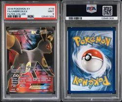 2016 Pokemon XY Fates Collide Umbreon EX Full Art 119/124 PSA 9 Mint - Image 1
