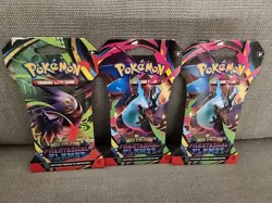 3x Phantasmal Flames Sleeved Booster Packs - Pokemon Factory Sealed LOT - Image 1