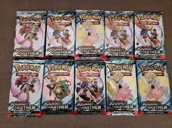 10x Journey Together Booster Packs - Pokemon TCG Factory Sealed LOT - Image 1