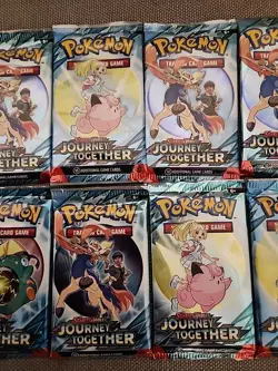 10x Journey Together Booster Packs - Pokemon TCG Factory Sealed LOT - Image 3