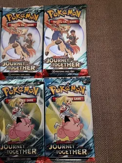 10x Journey Together Booster Packs - Pokemon TCG Factory Sealed LOT - Image 4