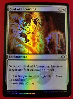 1x Seal of Cleansing | FOIL | Modern Horizons 2 | MTG Magic Cards - Image 1