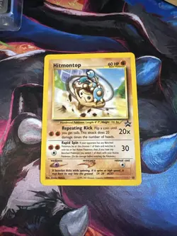 HITMONTOP Pokemon Card - WOTC Promo - Black Star - #37 - MP - Image 1