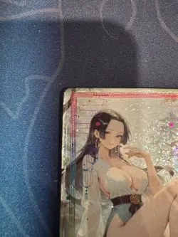 Goddess Hancock White Bikini Preimium Thick Card Waifu Doujin One Piece Full Art - Image 2
