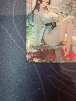 Goddess Hancock White Bikini Preimium Thick Card Waifu Doujin One Piece Full Art - Image 5