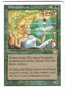Blutenzauberin / Verduran Enchantress - 6th EDITION - deutsch (fine) *Rare* - Image 1