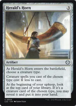 Herald's Horn U Commander: The Lost Caverns of Ixalan 304 Near Mint - Image 1