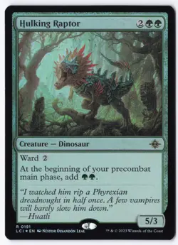 Hulking Raptor R The Lost Caverns of Ixalan 191 NM - Image 1