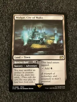 Magic The Gathering MTG - Midgar, City of Mako - Final Fantasy - Image 1