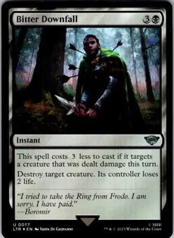 Magic | LTR | Bitter Downfall | 77 | Foil | NM - Image 1
