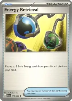 4x Energy Retrieval - 171/198 - Common NM-Mint Pokemon SV01 - Scarlet & Violet B - Image 1