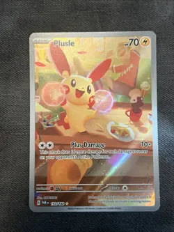 Plusle 193/182 Paradox Rift Illustration Rare Pokemon NM/Mint Condition - Image 1