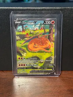 Pokemon TCG Charizard V Alt Art Black Star Promo SWSH260 NM/M - Image 1